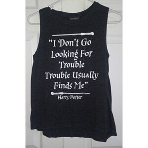 Harry Potter Themed Gray Activewear Pullover Tank, Cute And Classic! EUC Size S